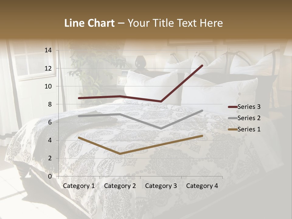 Beautiful Showcase Bedroom Interior PowerPoint Template