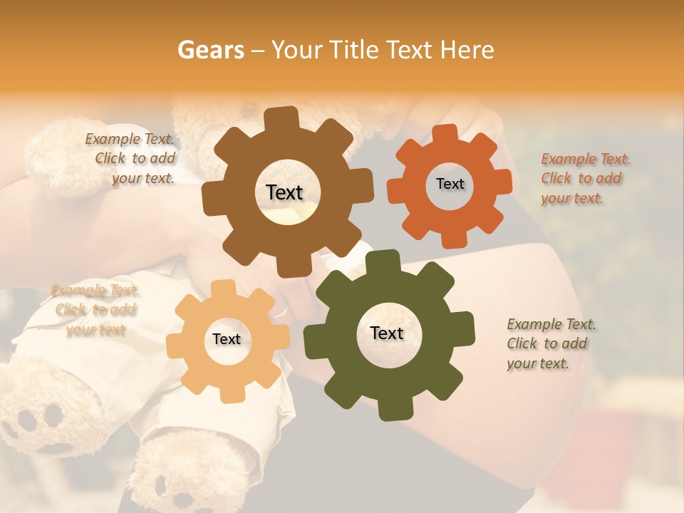 Close Up Of A Spine PowerPoint Template
