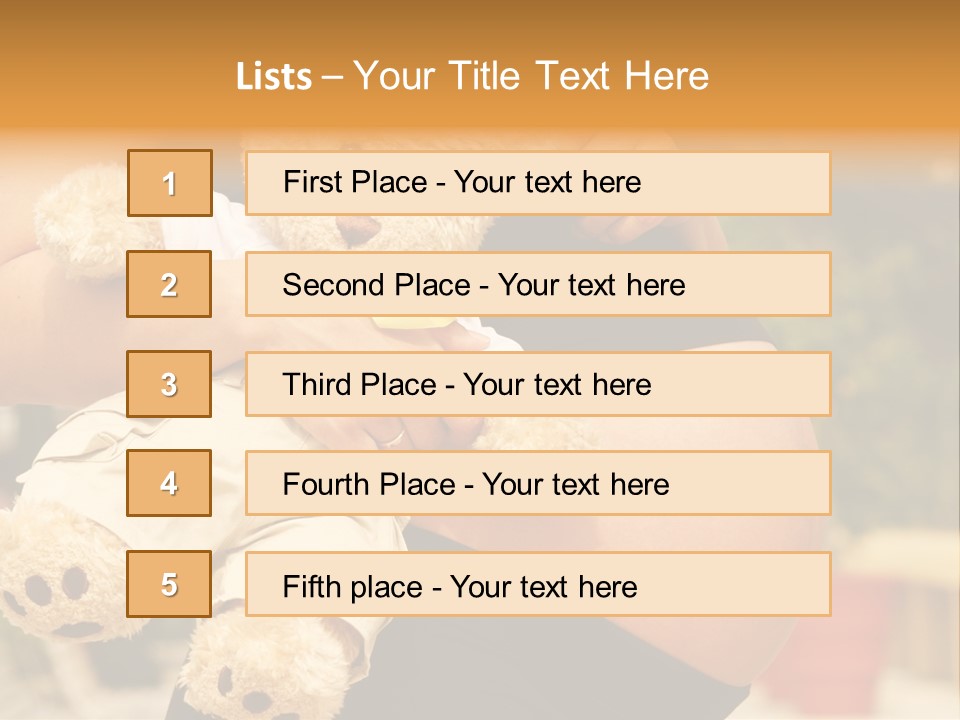 Close Up Of A Spine PowerPoint Template