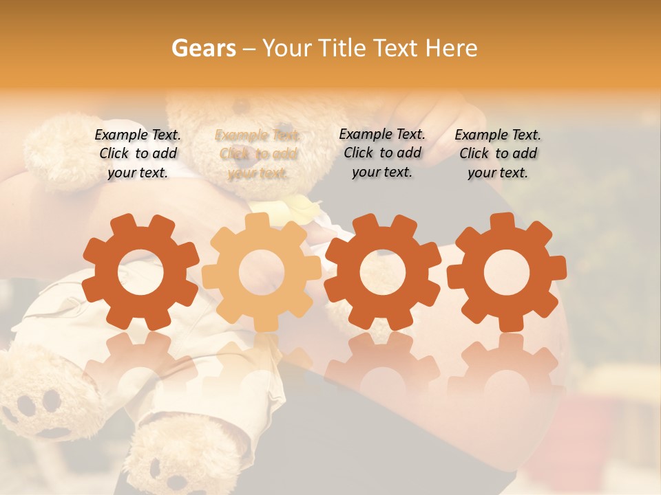 Close Up Of A Spine PowerPoint Template