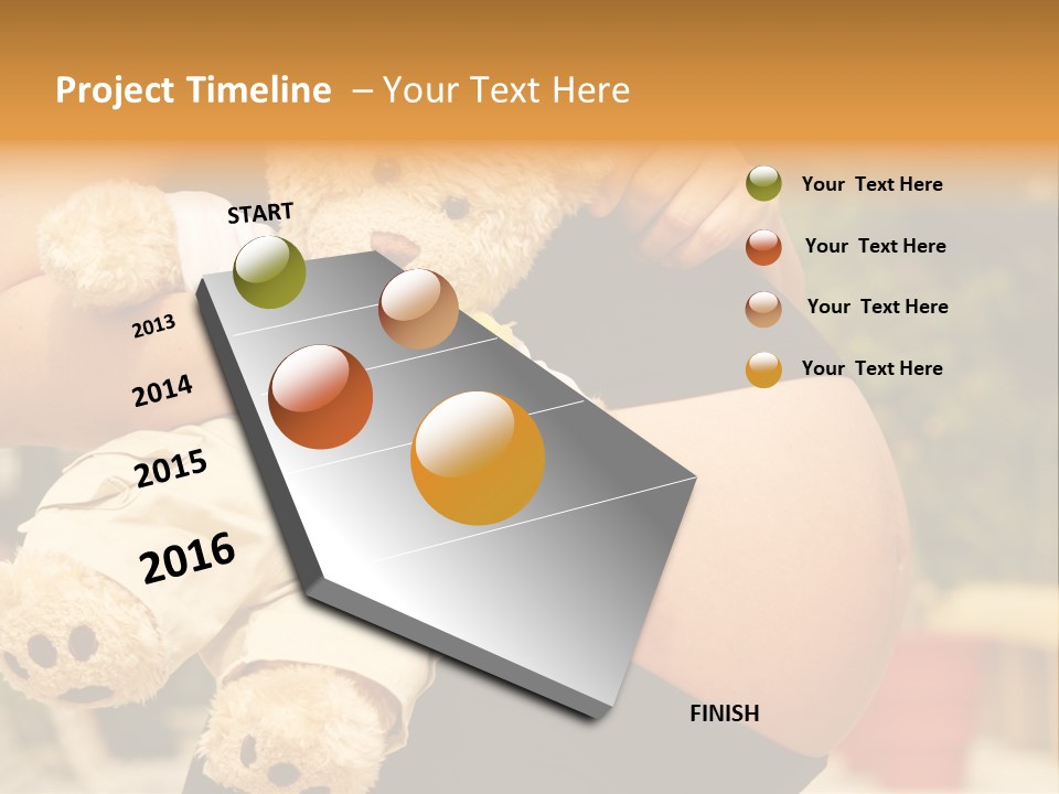 Close Up Of A Spine PowerPoint Template