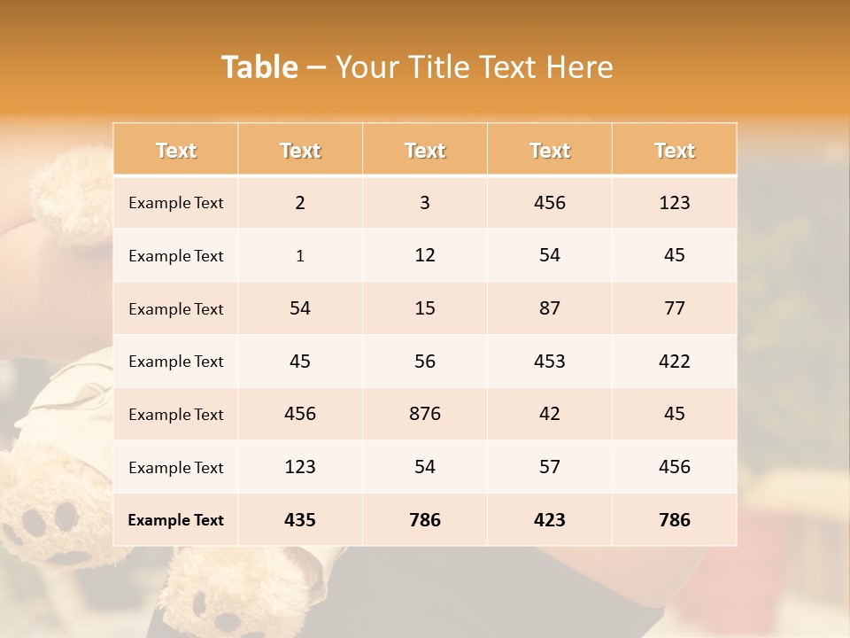 Close Up Of A Spine PowerPoint Template