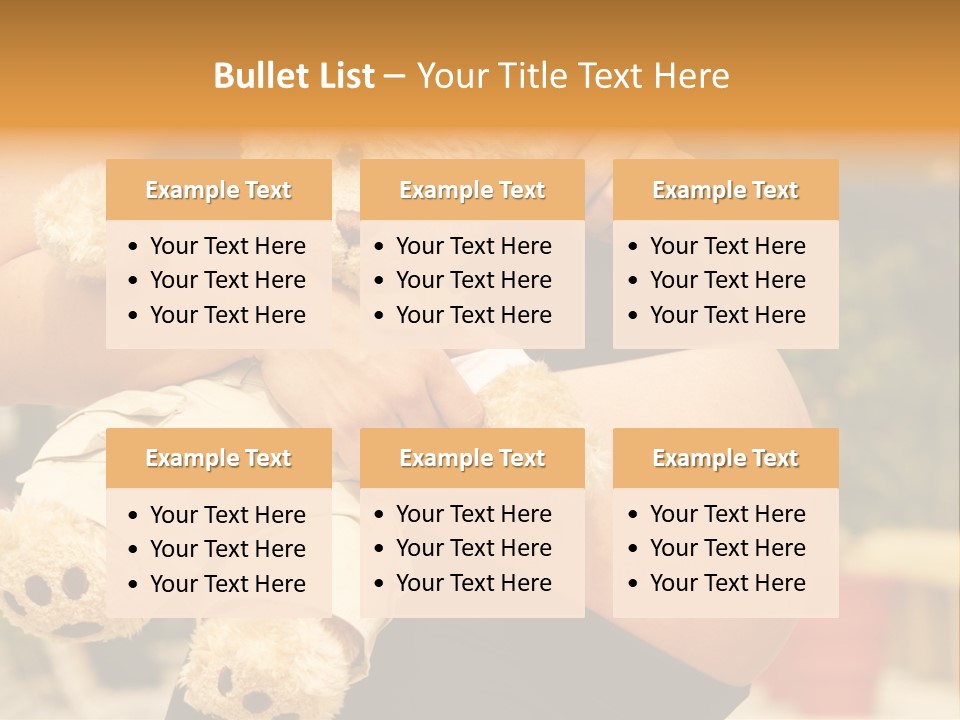 Close Up Of A Spine PowerPoint Template