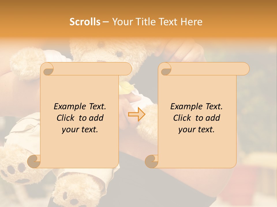 Close Up Of A Spine PowerPoint Template