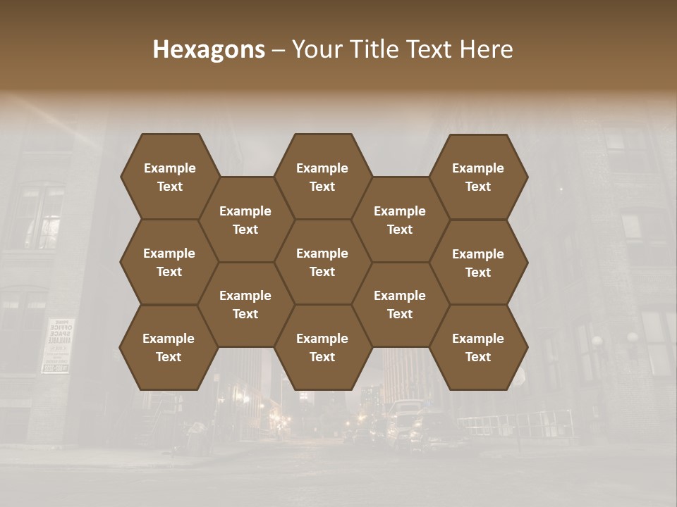 Manhattan Bridge,View From Washington Street , New York,United States Of America PowerPoint Template