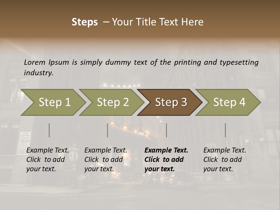 Manhattan Bridge,View From Washington Street , New York,United States Of America PowerPoint Template