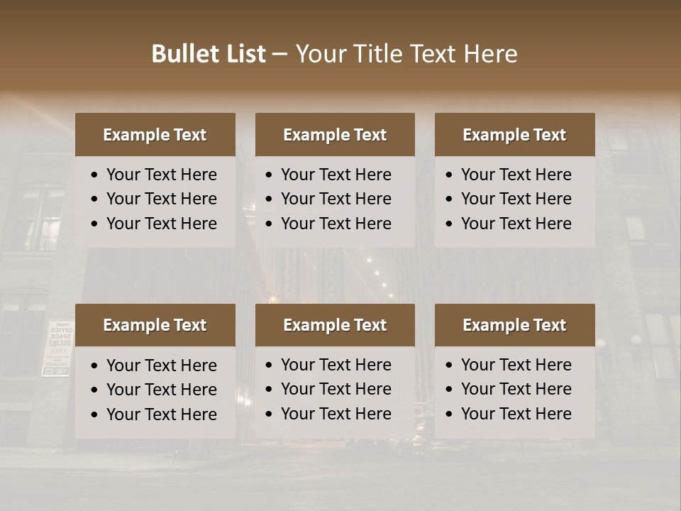 Manhattan Bridge,View From Washington Street , New York,United States Of America PowerPoint Template