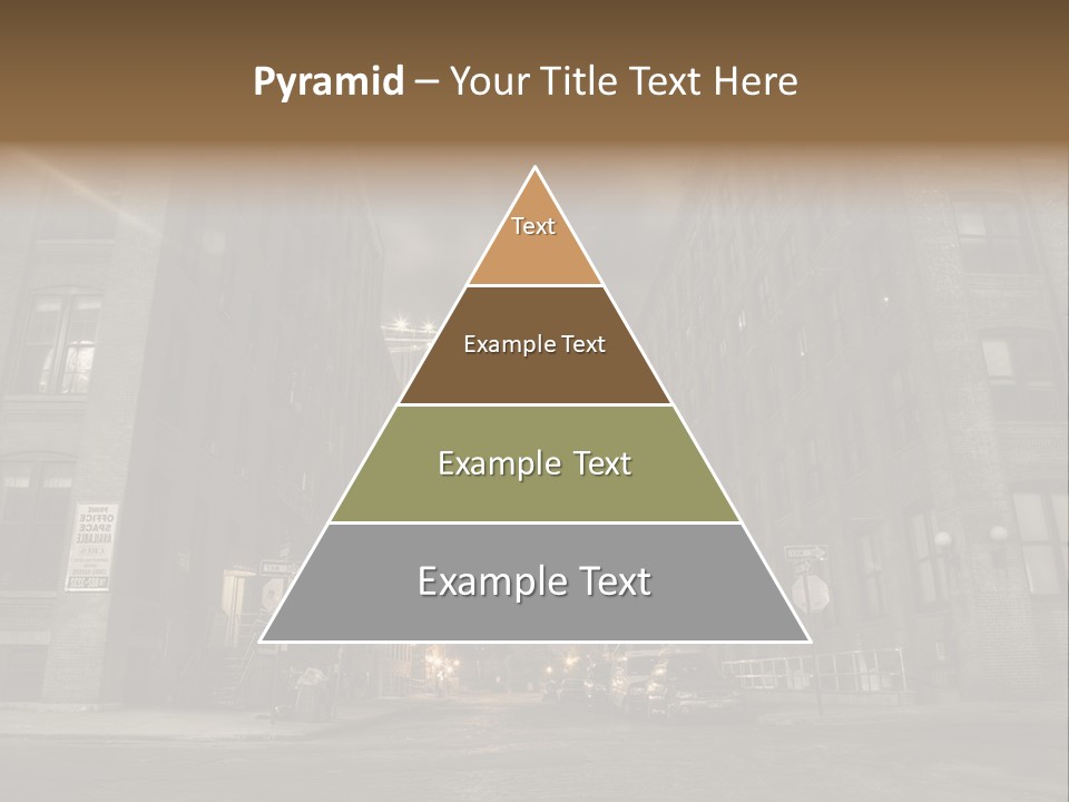 Manhattan Bridge,View From Washington Street , New York,United States Of America PowerPoint Template