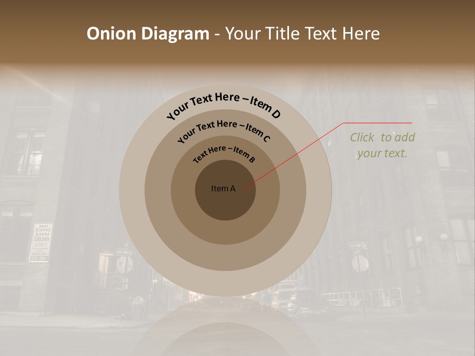 Manhattan Bridge,View From Washington Street , New York,United States Of America PowerPoint Template