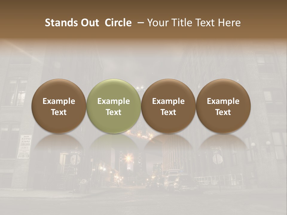 Manhattan Bridge,View From Washington Street , New York,United States Of America PowerPoint Template