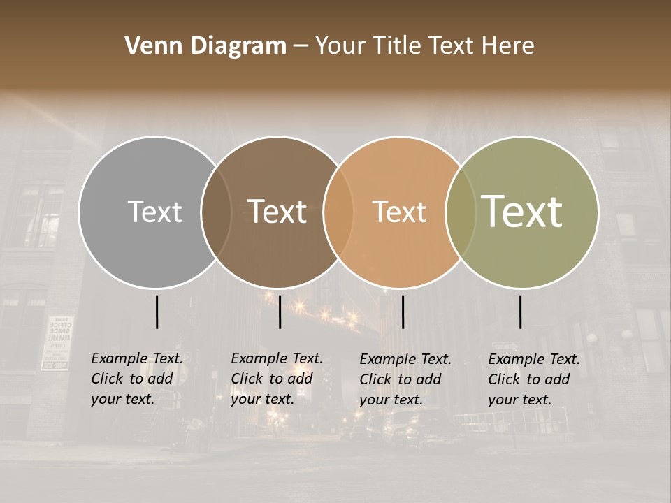Manhattan Bridge,View From Washington Street , New York,United States Of America PowerPoint Template