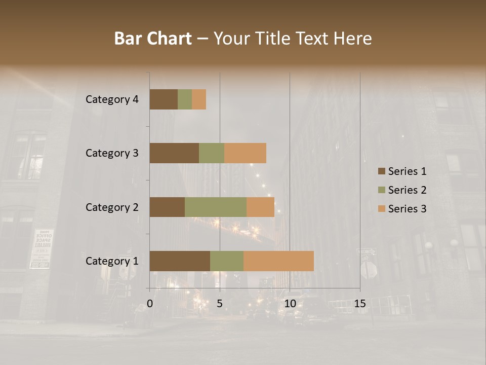Manhattan Bridge,View From Washington Street , New York,United States Of America PowerPoint Template