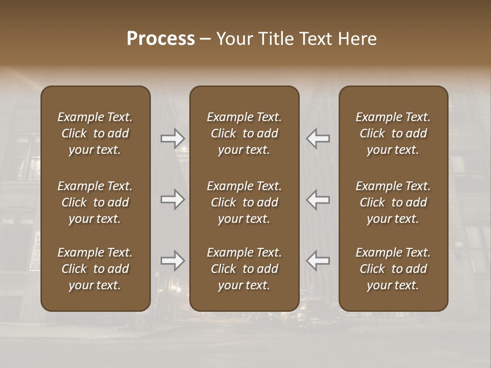 Manhattan Bridge,View From Washington Street , New York,United States Of America PowerPoint Template