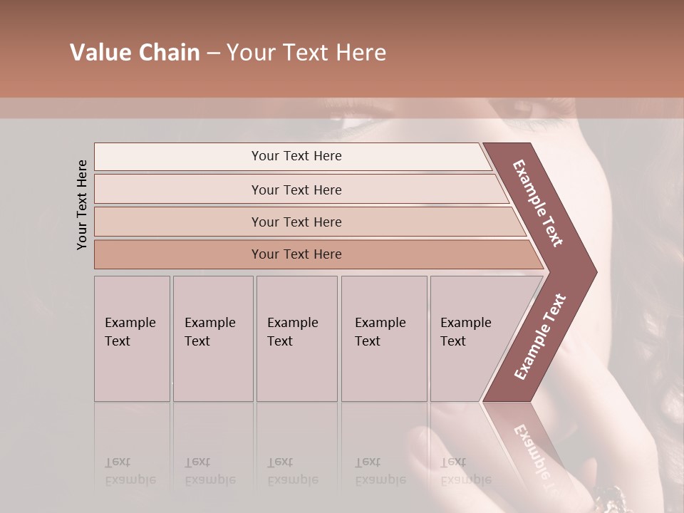 Beautiful Woman. Fashion Art Photo PowerPoint Template