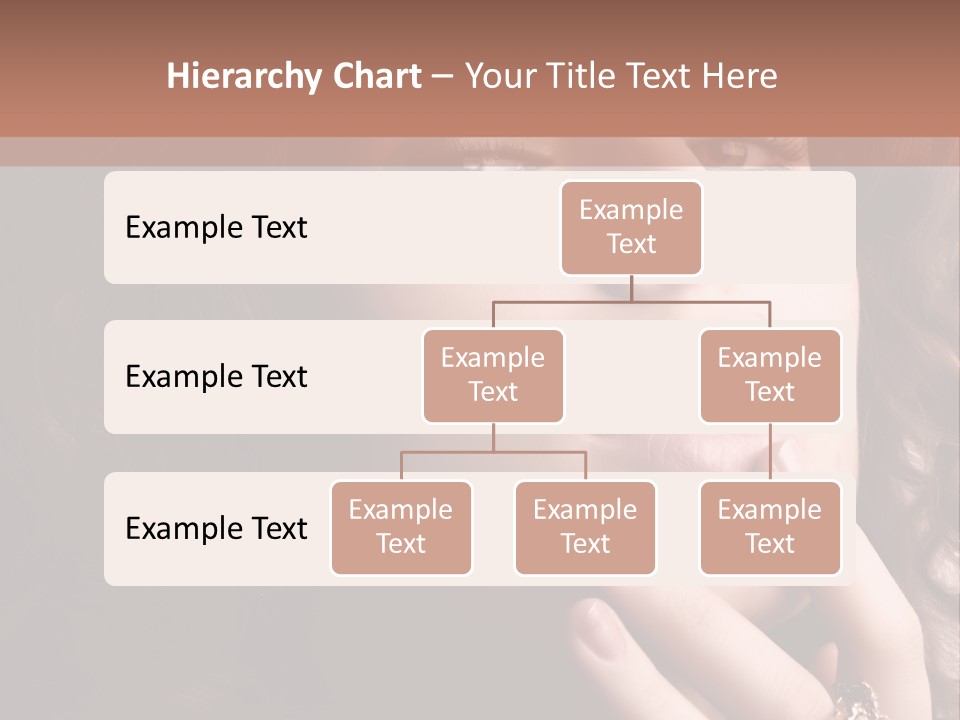 Beautiful Woman. Fashion Art Photo PowerPoint Template