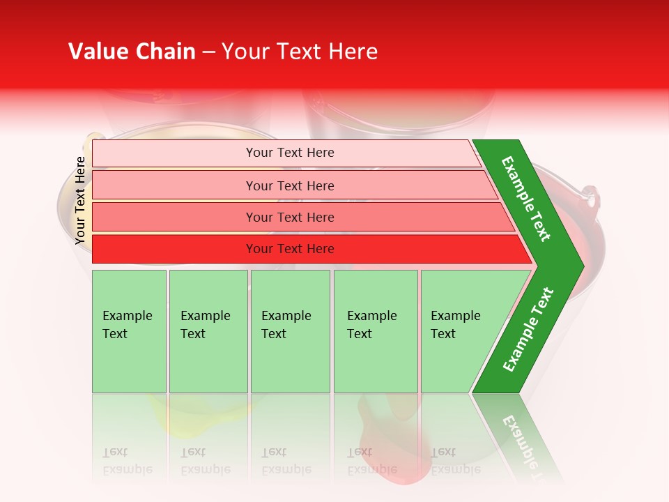 Buckets With A Paint PowerPoint Template