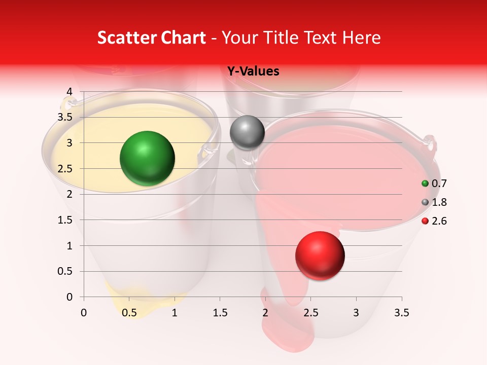Buckets With A Paint PowerPoint Template