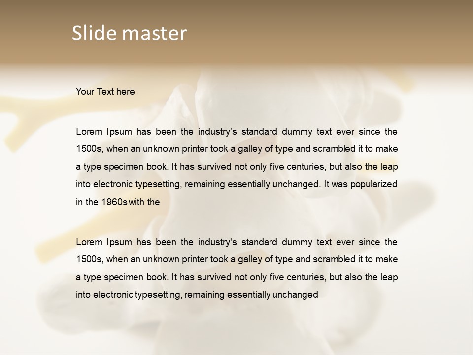 A Group Of Bones With The Words Name Of Presentation On It PowerPoint Template