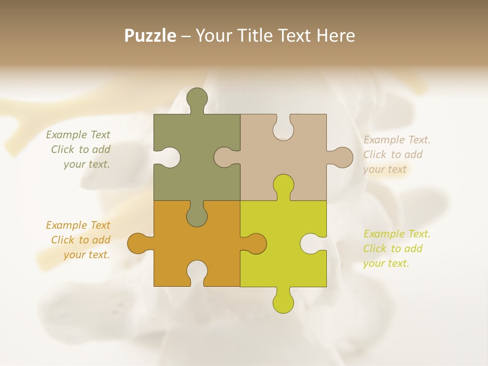 A Group Of Bones With The Words Name Of Presentation On It PowerPoint Template