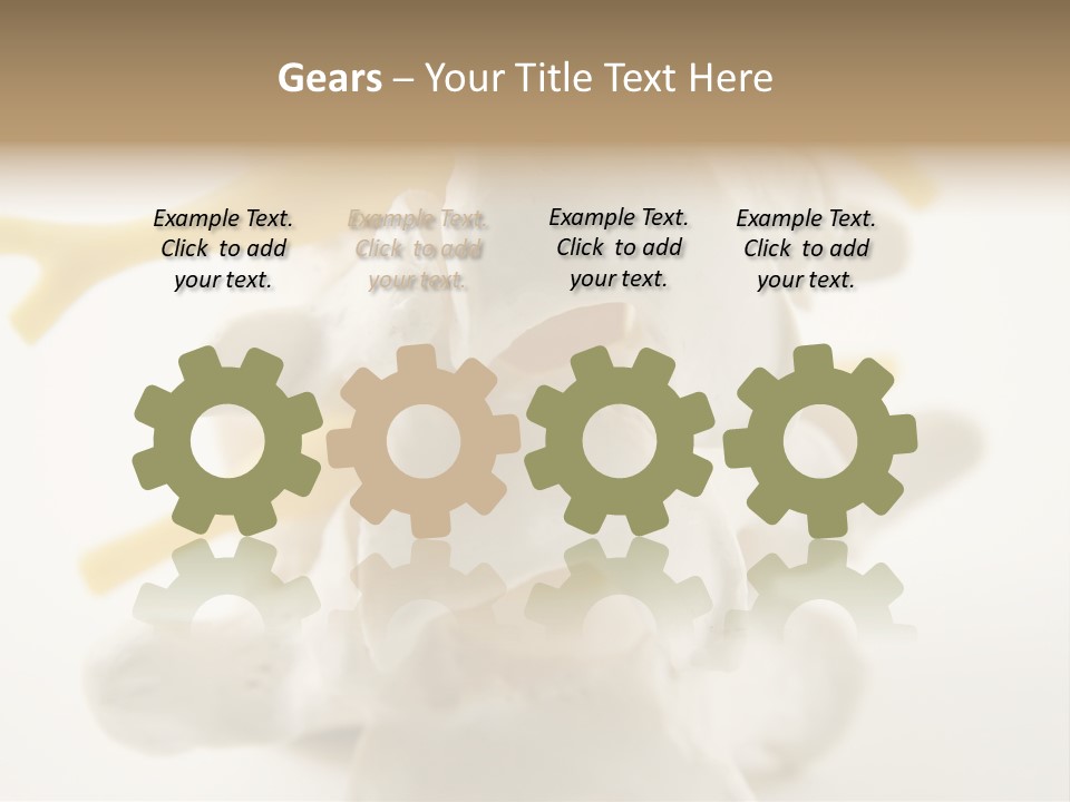 A Group Of Bones With The Words Name Of Presentation On It PowerPoint Template