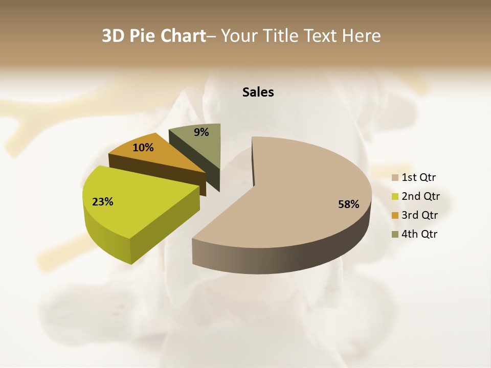 A Group Of Bones With The Words Name Of Presentation On It PowerPoint Template