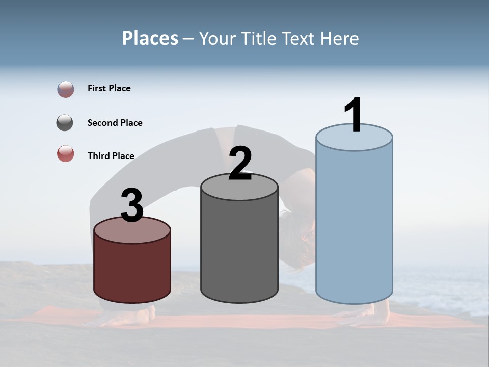 Back And Ass Of Beautiful Woman Isolated On White With A Lot Of Copy-Space PowerPoint Template