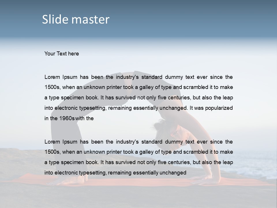 Back And Ass Of Beautiful Woman Isolated On White With A Lot Of Copy-Space PowerPoint Template