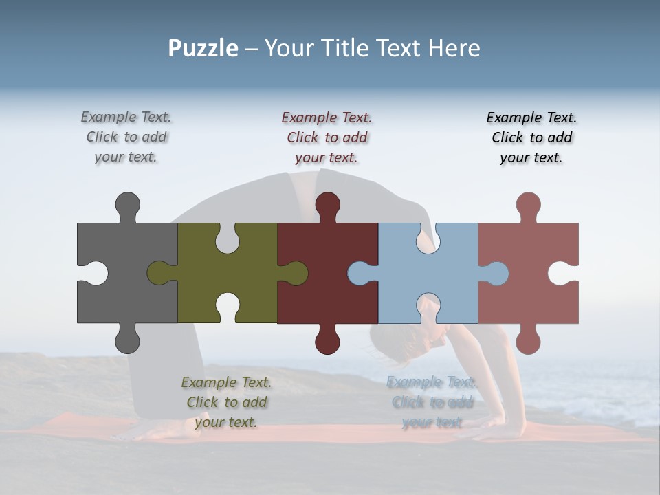 Back And Ass Of Beautiful Woman Isolated On White With A Lot Of Copy-Space PowerPoint Template