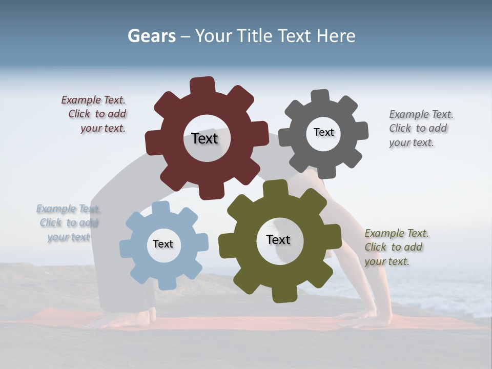 Back And Ass Of Beautiful Woman Isolated On White With A Lot Of Copy-Space PowerPoint Template