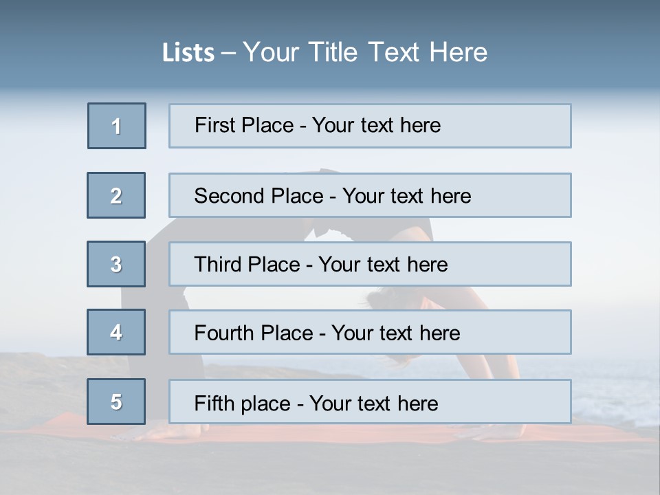 Back And Ass Of Beautiful Woman Isolated On White With A Lot Of Copy-Space PowerPoint Template