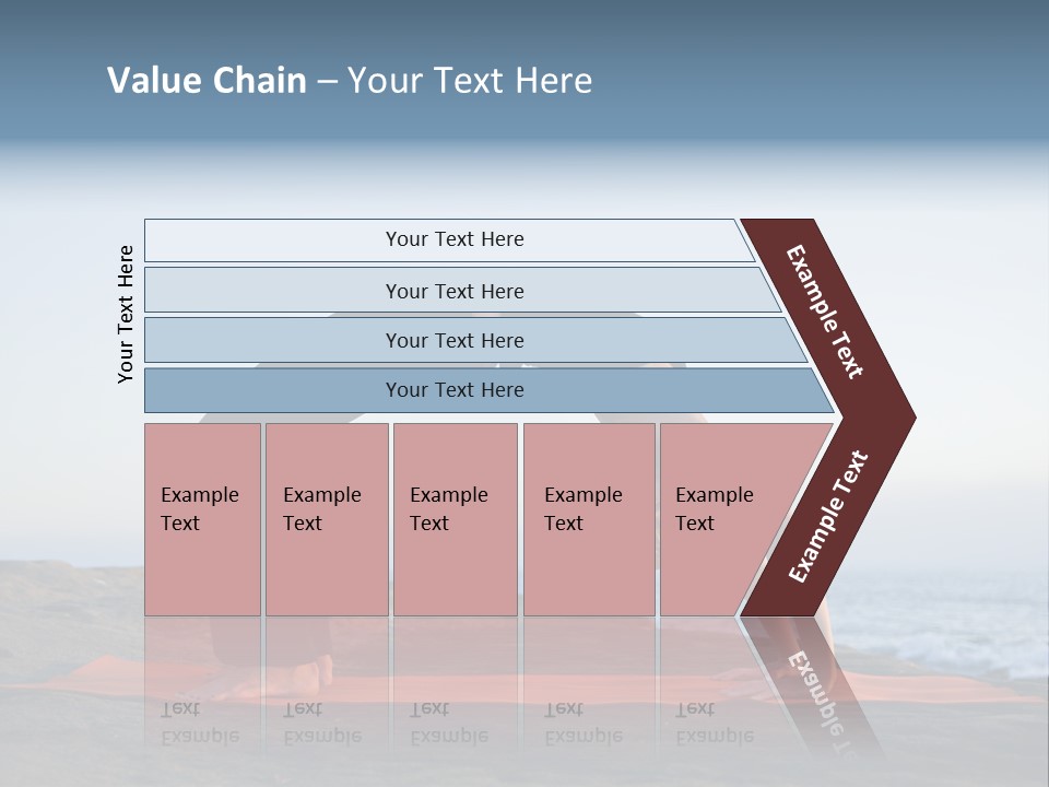 Back And Ass Of Beautiful Woman Isolated On White With A Lot Of Copy-Space PowerPoint Template