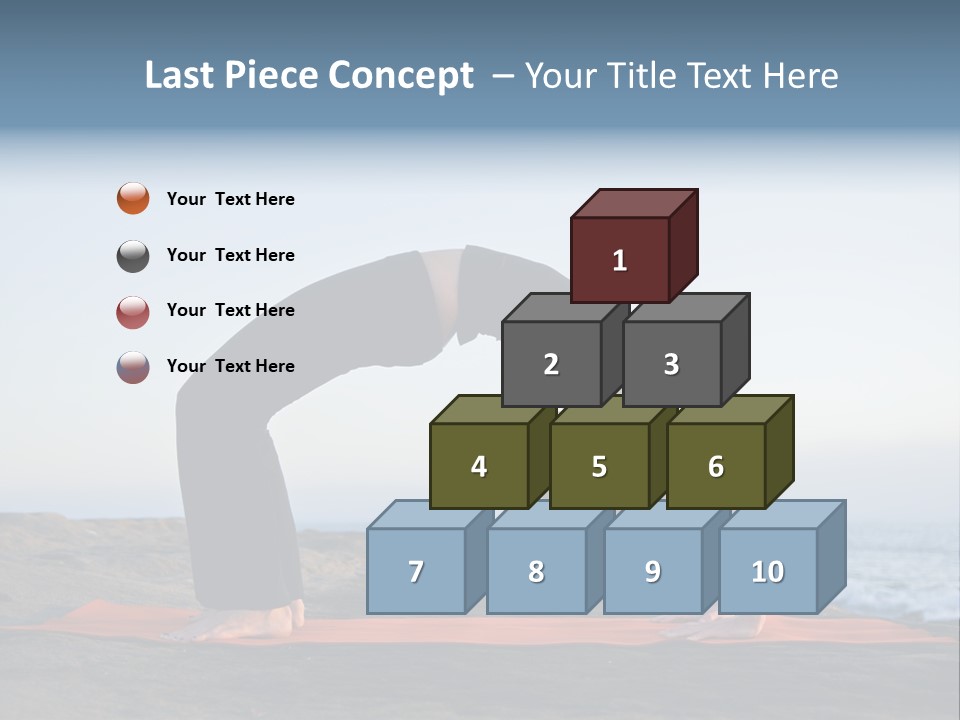 Back And Ass Of Beautiful Woman Isolated On White With A Lot Of Copy-Space PowerPoint Template