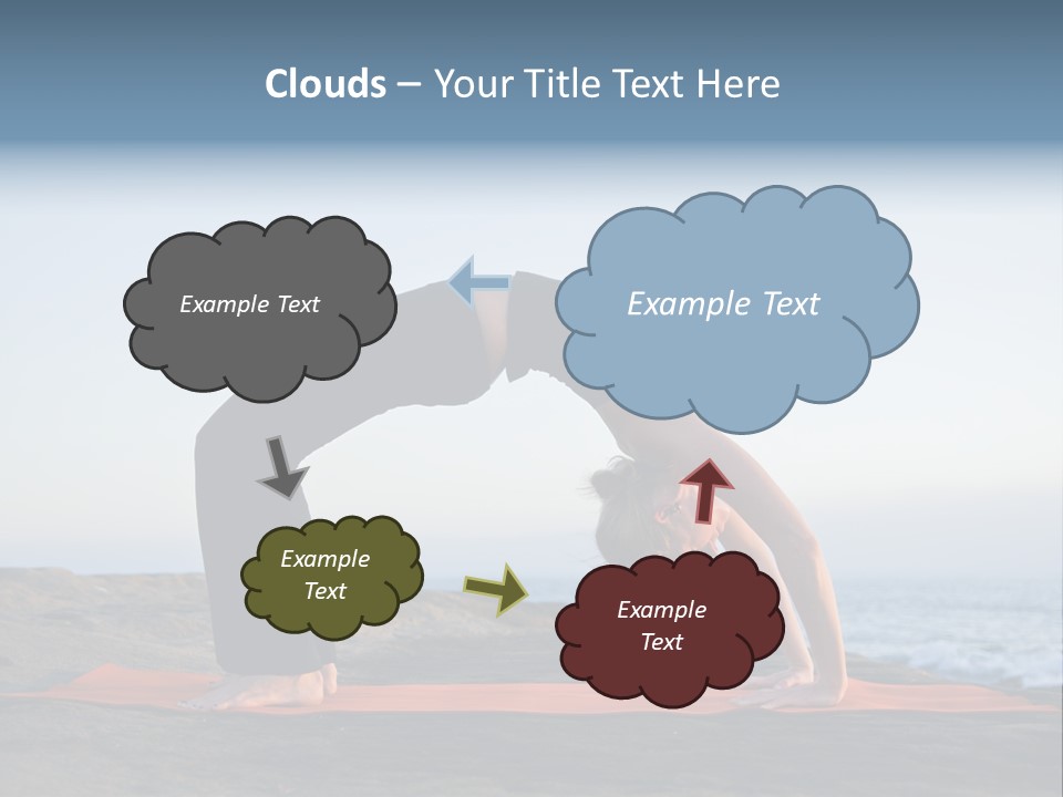 Back And Ass Of Beautiful Woman Isolated On White With A Lot Of Copy-Space PowerPoint Template