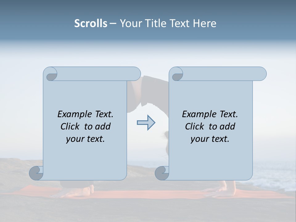 Back And Ass Of Beautiful Woman Isolated On White With A Lot Of Copy-Space PowerPoint Template