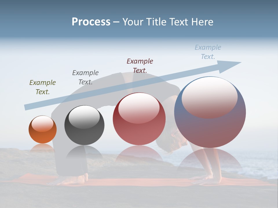 Back And Ass Of Beautiful Woman Isolated On White With A Lot Of Copy-Space PowerPoint Template