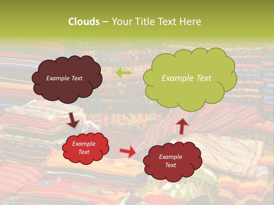 Active Lifestyle - Men & Women Pedalling On Stationery Bikes - Shallow Dof Focus On The Second Bike PowerPoint Template