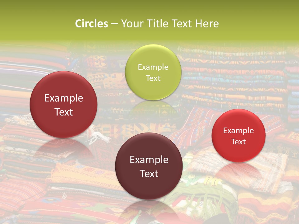 Active Lifestyle - Men & Women Pedalling On Stationery Bikes - Shallow Dof Focus On The Second Bike PowerPoint Template