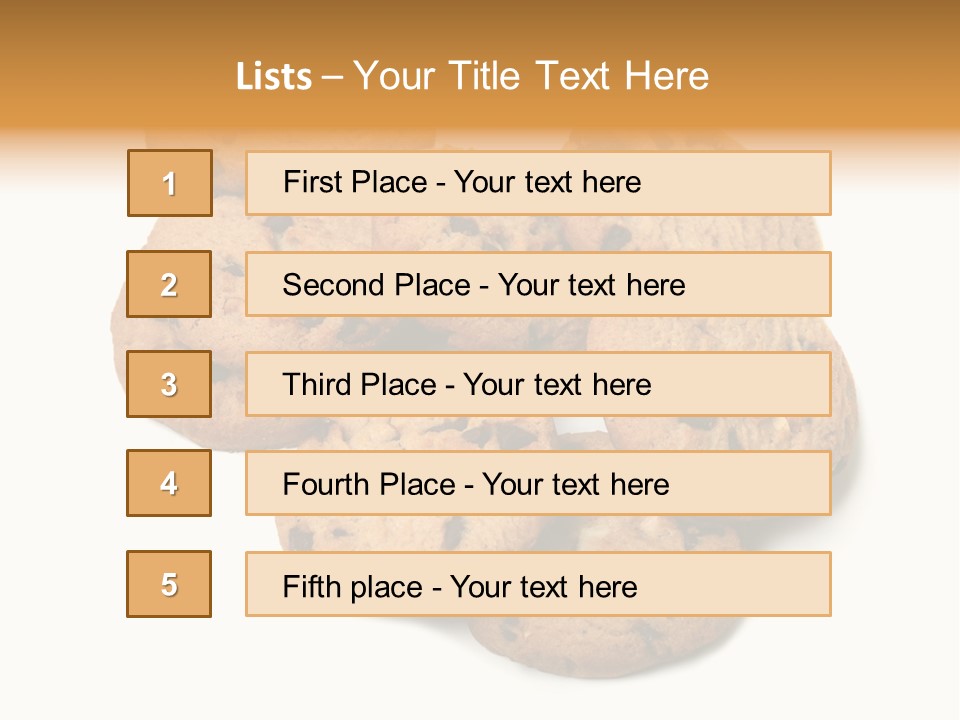 Chocolate Chip Cookies PowerPoint Template