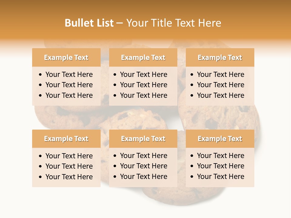 Chocolate Chip Cookies PowerPoint Template