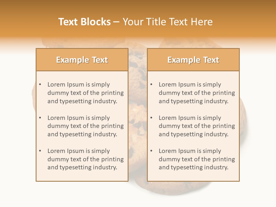 Chocolate Chip Cookies PowerPoint Template