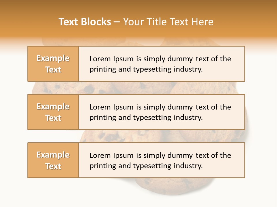 Chocolate Chip Cookies PowerPoint Template