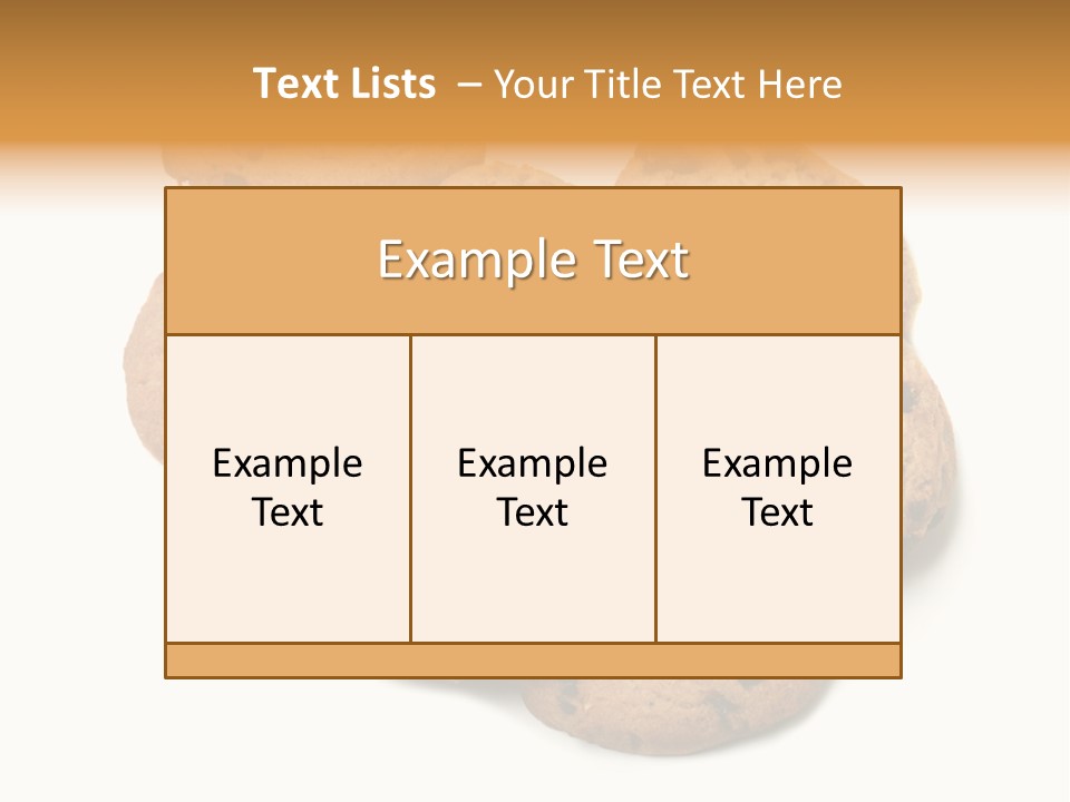 Chocolate Chip Cookies PowerPoint Template