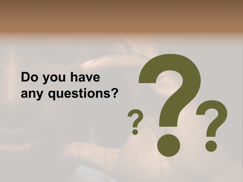 African American Businessman Is Thinking Intensely PowerPoint Template