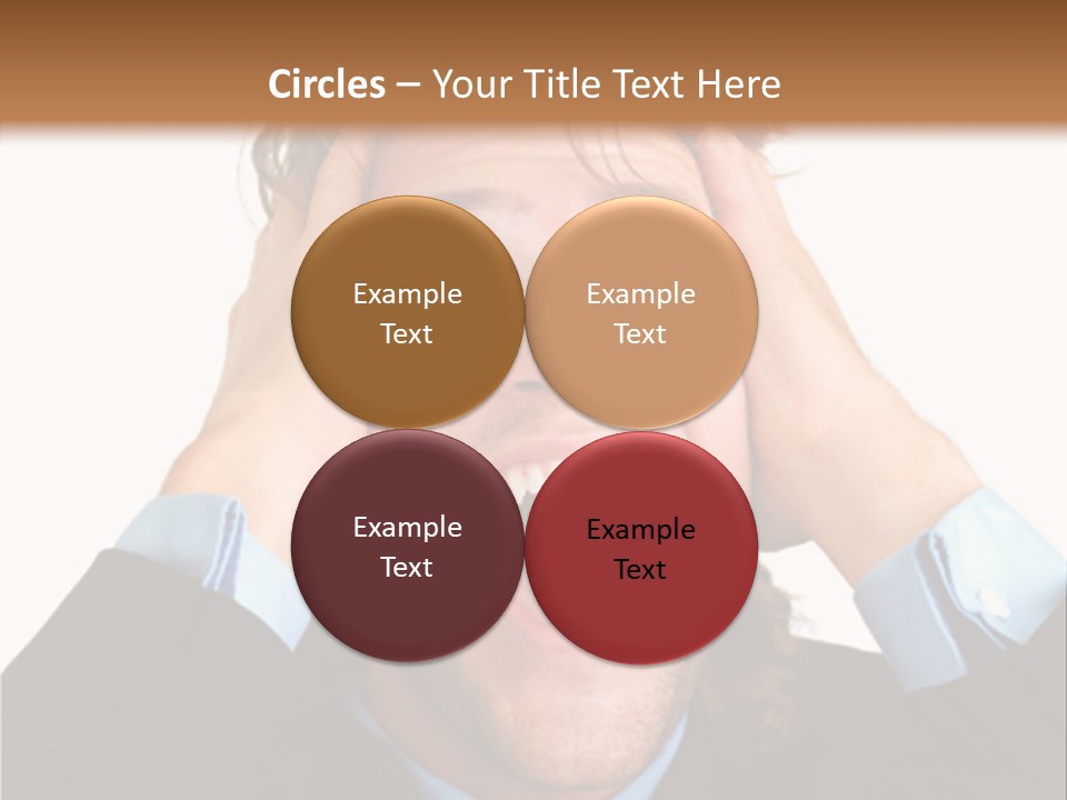 Close-Up Of Niagara Falls PowerPoint Template