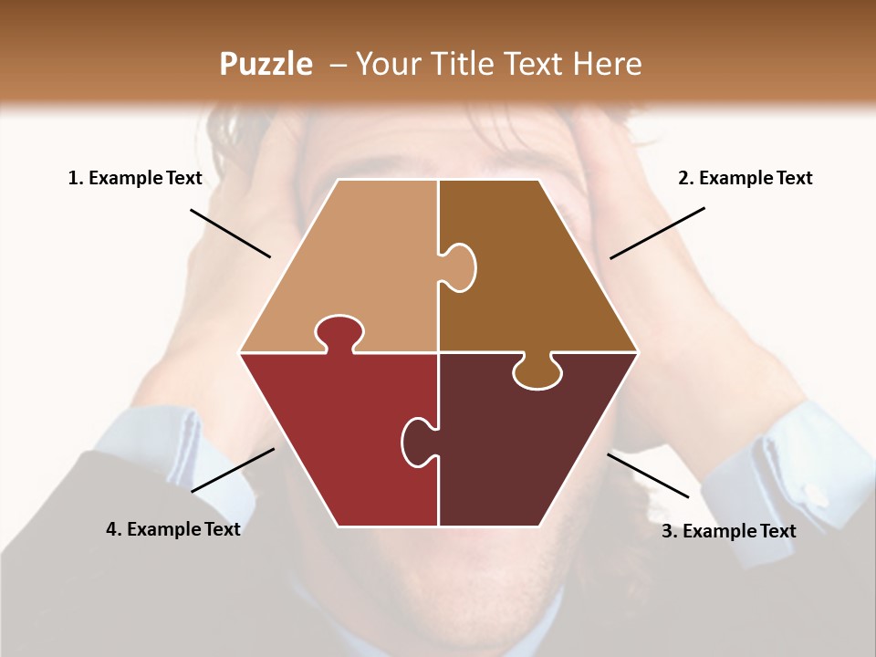 Close-Up Of Niagara Falls PowerPoint Template