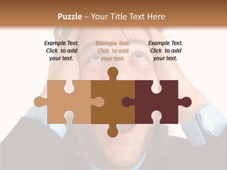 Close-Up Of Niagara Falls PowerPoint Template