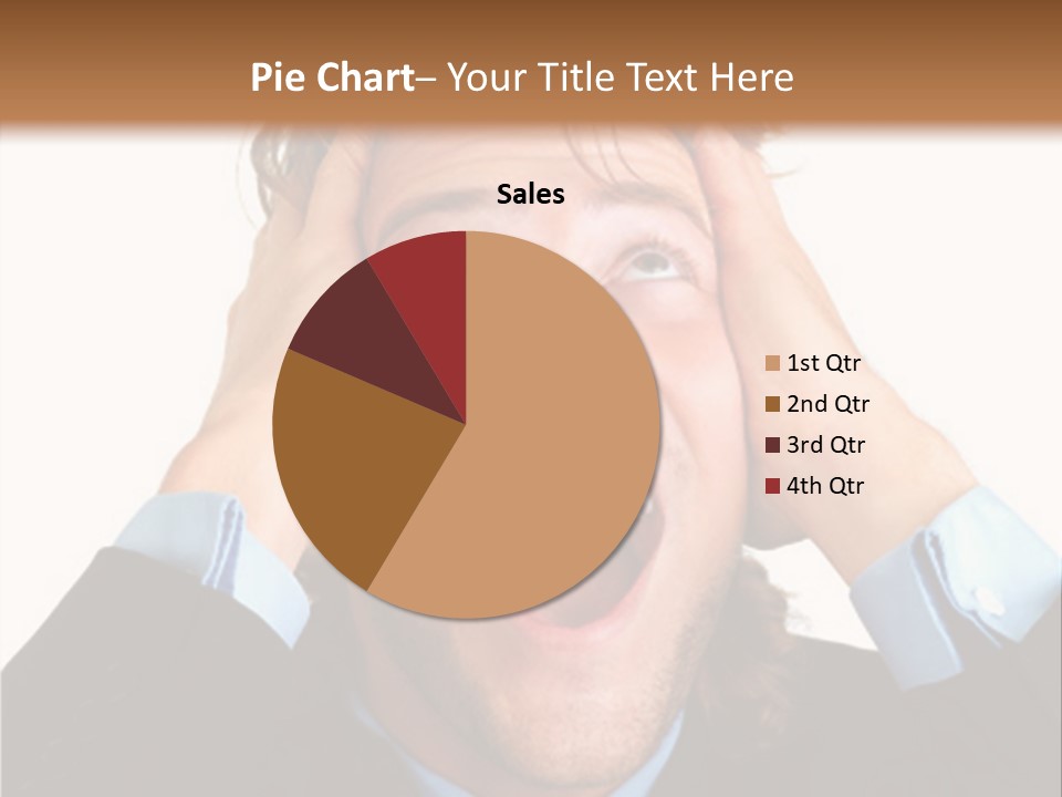 Close-Up Of Niagara Falls PowerPoint Template