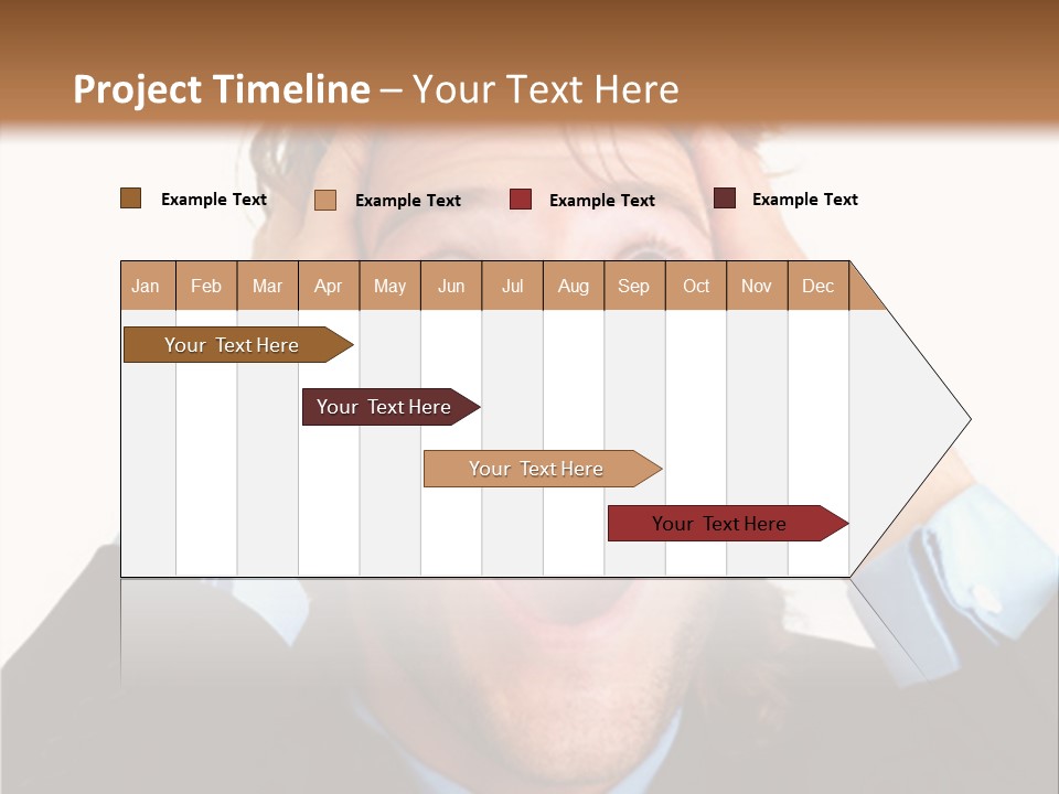 Close-Up Of Niagara Falls PowerPoint Template