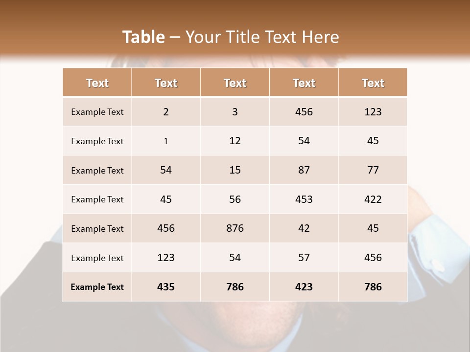 Close-Up Of Niagara Falls PowerPoint Template