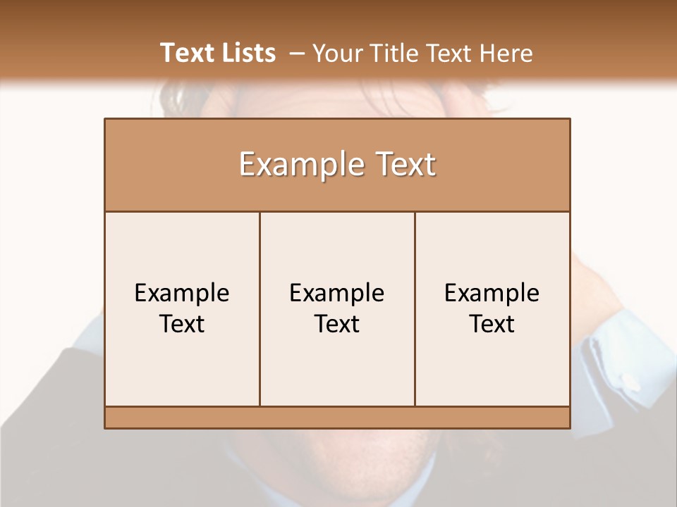Close-Up Of Niagara Falls PowerPoint Template